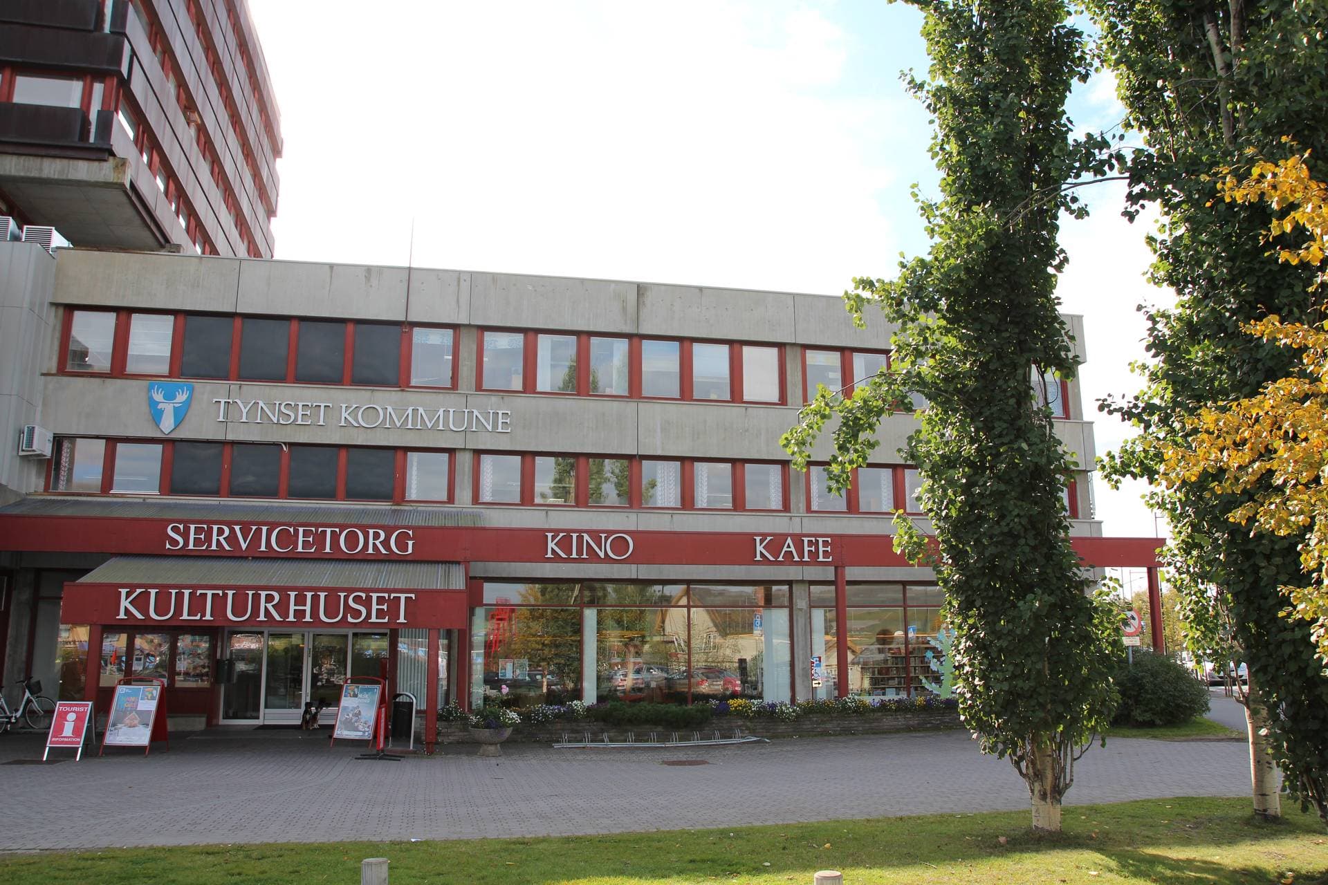 Hovedinngang Tynset Kulturhus